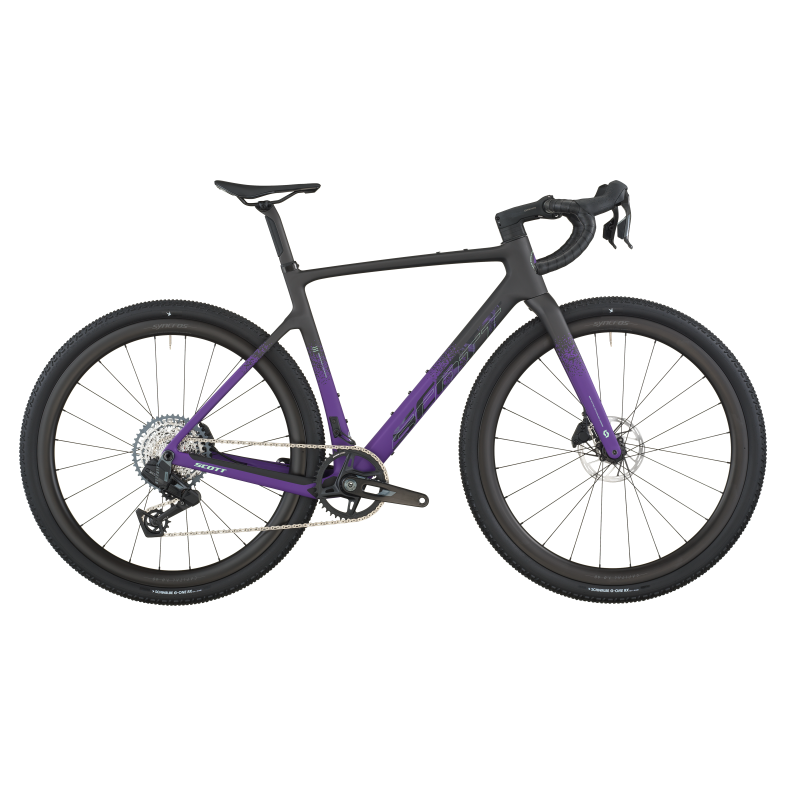 Scott Addict Gravel 20 Carbon Black Indigo Purple 2026